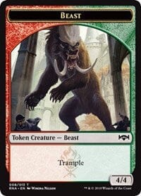 Beast [Ravnica Allegiance Tokens] MTG Single Magic: The Gathering  | Multizone: Comics And Games
