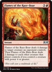 Flames of the Raze-Boar [Ravnica Allegiance] MTG Single Magic: The Gathering  | Multizone: Comics And Games