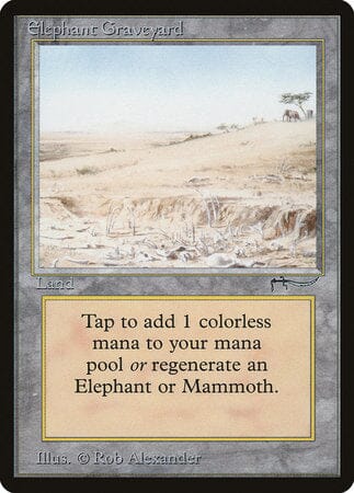 Elephant Graveyard [Arabian Nights] MTG Single Magic: The Gathering  | Multizone: Comics And Games