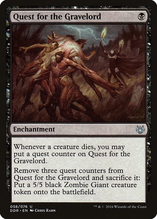 Quest for the Gravelord [Duel Decks: Nissa vs. Ob Nixilis] MTG Single Magic: The Gathering  | Multizone: Comics And Games