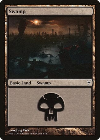 Swamp (80) [Duel Decks: Sorin vs. Tibalt] MTG Single Magic: The Gathering  | Multizone: Comics And Games