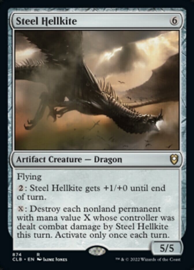 Steel Hellkite [Commander Legends: Battle for Baldur's Gate] MTG Single Magic: The Gathering  | Multizone: Comics And Games