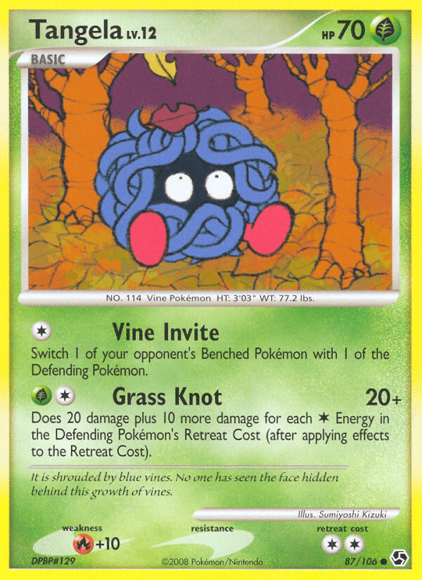 Tangela (87/106) [Diamond & Pearl: Great Encounters] Pokemon Single Pokémon  | Multizone: Comics And Games