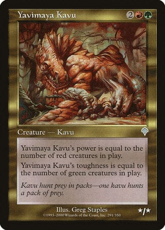 Yavimaya Kavu [Invasion] MTG Single Magic: The Gathering  | Multizone: Comics And Games