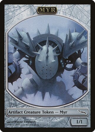 Myr Token (Mirrodin) [Magic Player Rewards 2004] MTG Single Magic: The Gathering  | Multizone: Comics And Games