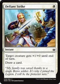 Defiant Strike [War of the Spark] MTG Single Magic: The Gathering  | Multizone: Comics And Games