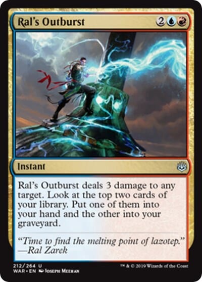 Ral's Outburst [War of the Spark] MTG Single Magic: The Gathering  | Multizone: Comics And Games