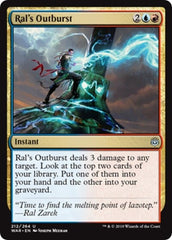 Ral's Outburst [War of the Spark] MTG Single Magic: The Gathering  | Multizone: Comics And Games