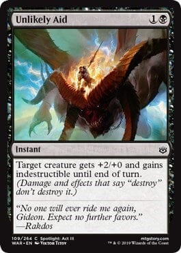 Unlikely Aid [War of the Spark] MTG Single Magic: The Gathering  | Multizone: Comics And Games