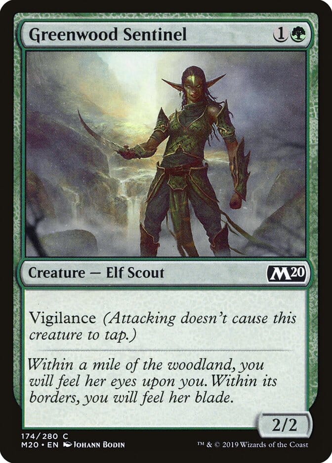 Greenwood Sentinel [Core Set 2020] MTG Single Magic: The Gathering  | Multizone: Comics And Games