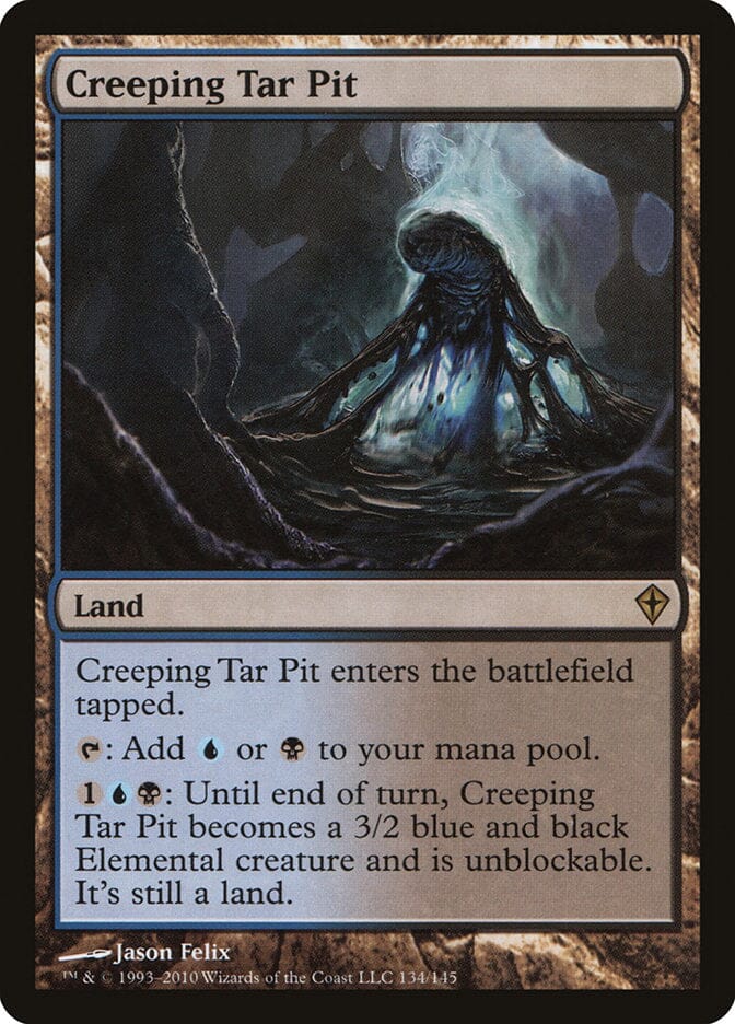 Creeping Tar Pit [Worldwake] MTG Single Magic: The Gathering  | Multizone: Comics And Games