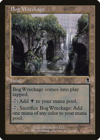 Bog Wreckage [Odyssey] MTG Single Magic: The Gathering  | Multizone: Comics And Games