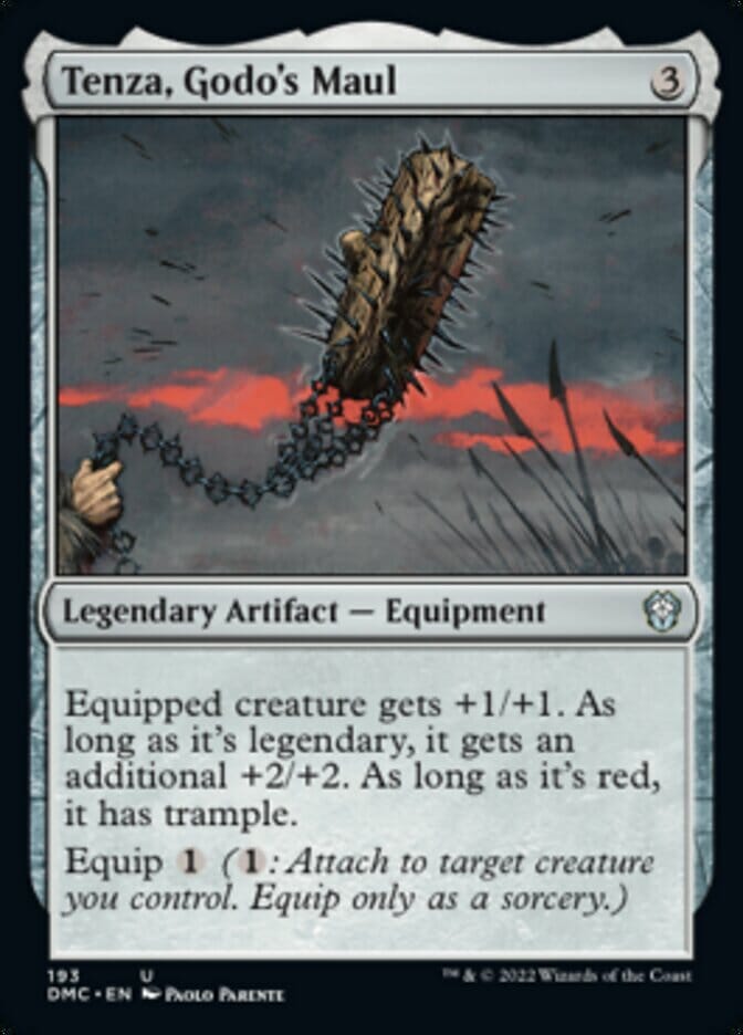 Tenza, Godo's Maul [Dominaria United Commander] MTG Single Magic: The Gathering  | Multizone: Comics And Games