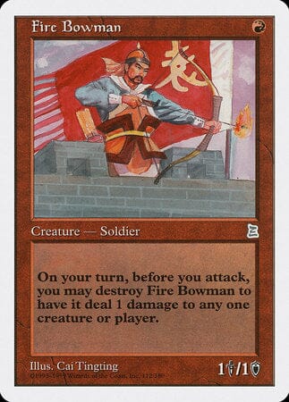 Fire Bowman [Portal Three Kingdoms] MTG Single Magic: The Gathering  | Multizone: Comics And Games