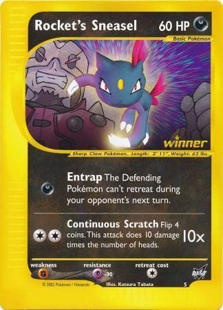 Rocket's Sneasel (5) (Jumbo Card) [Best of Promos] Pokemon Single Pokémon  | Multizone: Comics And Games