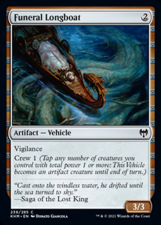 Funeral Longboat [Kaldheim] MTG Single Magic: The Gathering  | Multizone: Comics And Games