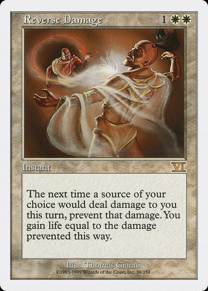 Reverse Damage [Classic Sixth Edition] MTG Single Magic: The Gathering  | Multizone: Comics And Games