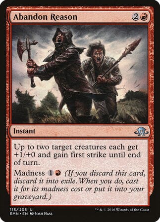 Abandon Reason [Eldritch Moon] MTG Single Magic: The Gathering  | Multizone: Comics And Games