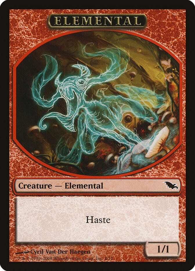 Elemental (4/12) [Shadowmoor Tokens] MTG Single Magic: The Gathering  | Multizone: Comics And Games