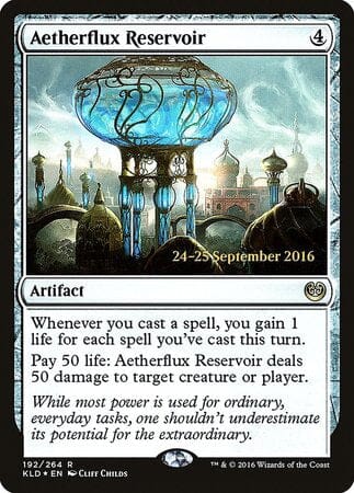 Aetherflux Reservoir [Kaladesh Promos] MTG Single Magic: The Gathering  | Multizone: Comics And Games