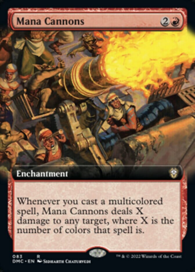 Mana Cannons (Extended Art) [Dominaria United Commander] MTG Single Magic: The Gathering  | Multizone: Comics And Games