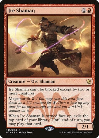 Ire Shaman [Dragons of Tarkir] MTG Single Magic: The Gathering  | Multizone: Comics And Games