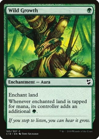 Wild Growth [Commander 2018] MTG Single Magic: The Gathering  | Multizone: Comics And Games