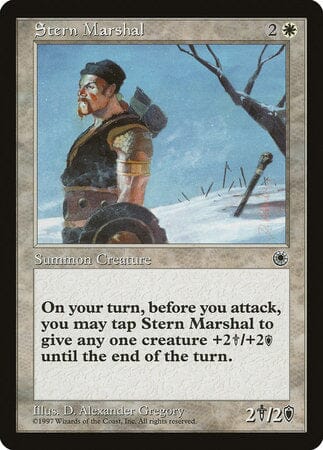 Stern Marshal [Portal] MTG Single Magic: The Gathering  | Multizone: Comics And Games