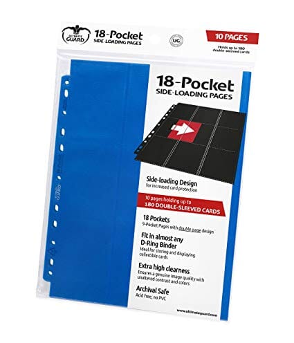Ultimate Guard: Binder Pockets Storage Multizone 18-Pocket Side-Loading (10ct)  | Multizone: Comics And Games