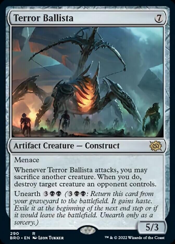 Terror Ballista [The Brothers' War] MTG Single Magic: The Gathering  | Multizone: Comics And Games