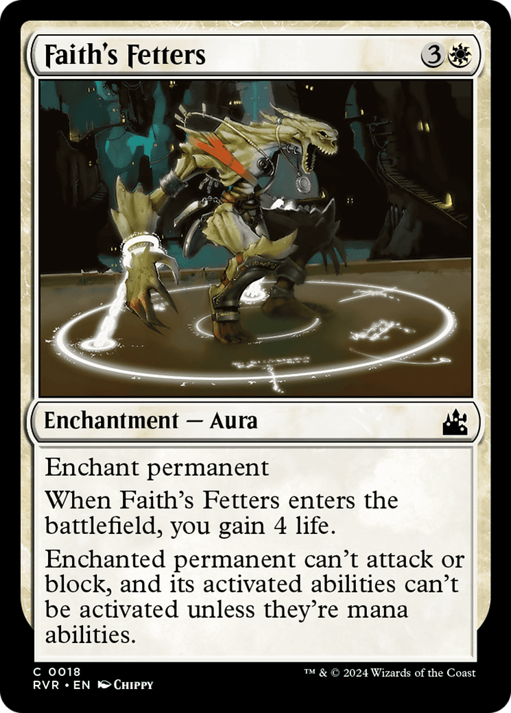 Faith's Fetters [Ravnica Remastered] MTG Single Magic: The Gathering  | Multizone: Comics And Games