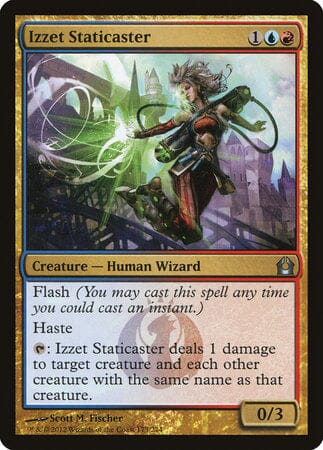 Izzet Staticaster [Return to Ravnica] MTG Single Magic: The Gathering  | Multizone: Comics And Games