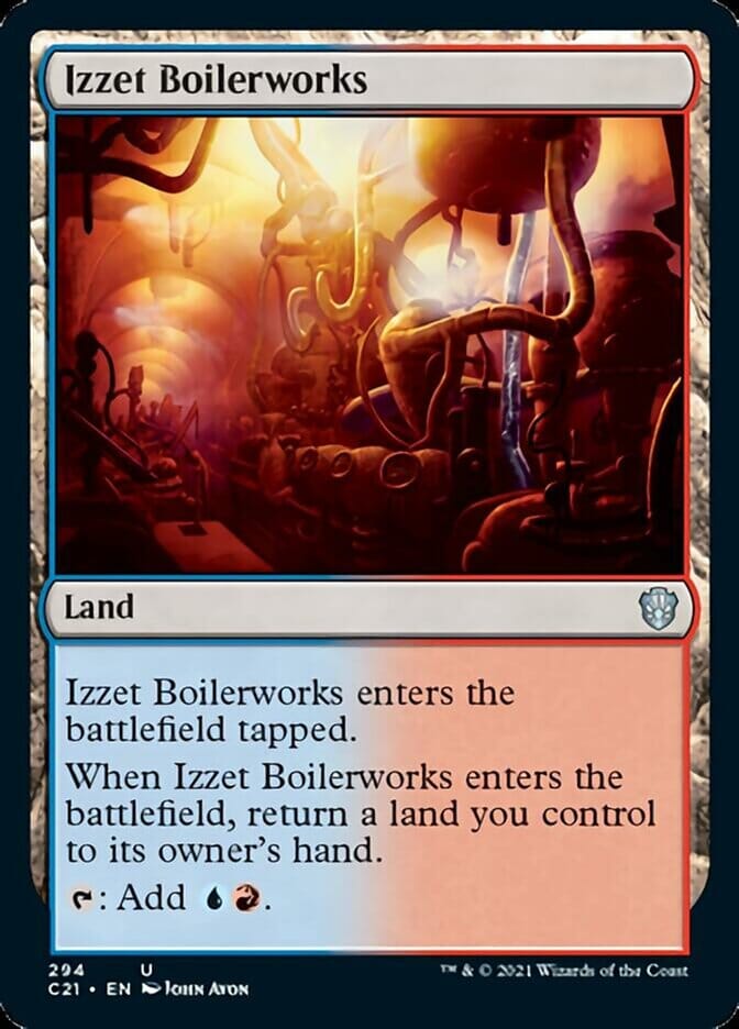 Izzet Boilerworks [Commander 2021] MTG Single Magic: The Gathering  | Multizone: Comics And Games