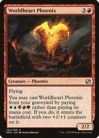 Worldheart Phoenix [Modern Masters 2015] MTG Single Magic: The Gathering  | Multizone: Comics And Games