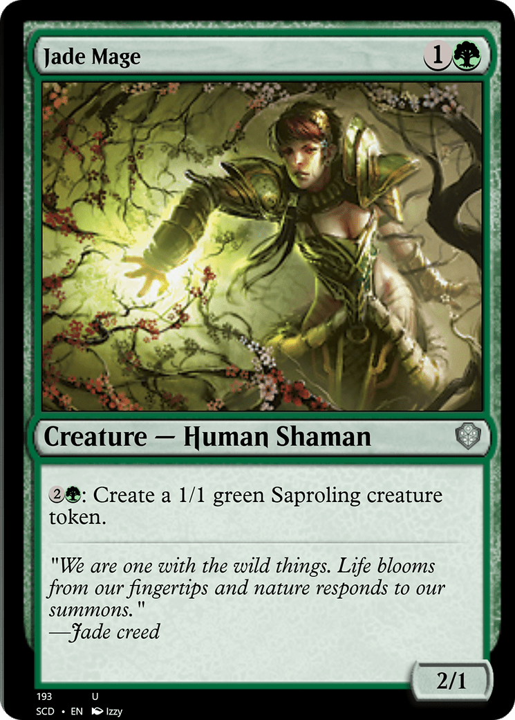 Jade Mage [Starter Commander Decks] MTG Single Magic: The Gathering  | Multizone: Comics And Games