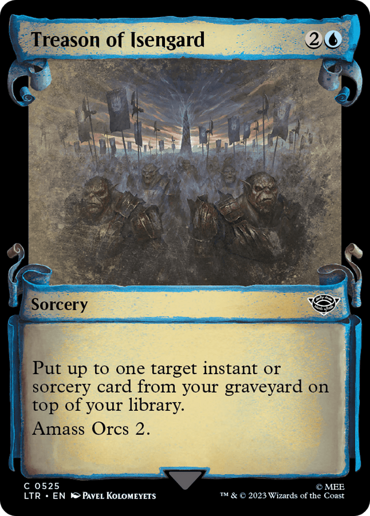 Treason of Isengard [The Lord of the Rings: Tales of Middle-Earth Showcase Scrolls] MTG Single Magic: The Gathering  | Multizone: Comics And Games