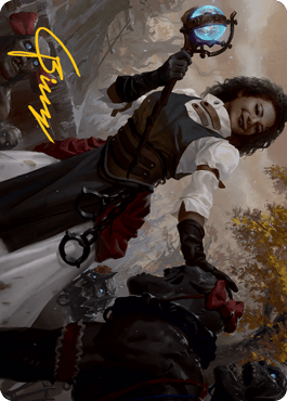 Skaab Wrangler Art Card (Gold-Stamped Signature) [Innistrad: Midnight Hunt Art Series] MTG Single Magic: The Gathering  | Multizone: Comics And Games