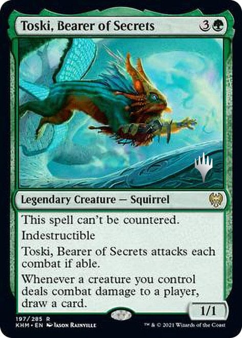 Toski, Bearer of Secrets (Promo Pack) [Kaldheim Promos] MTG Single Magic: The Gathering  | Multizone: Comics And Games