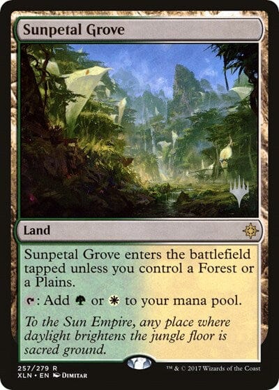 Sunpetal Grove [Ixalan Promos] MTG Single Magic: The Gathering  | Multizone: Comics And Games