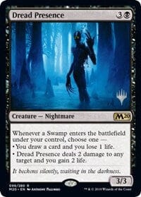 Dread Presence [Core Set 2020 Promos] MTG Single Magic: The Gathering  | Multizone: Comics And Games