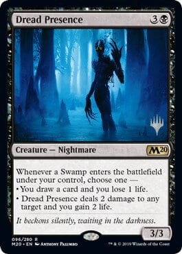 Dread Presence [Core Set 2020 Promos] MTG Single Magic: The Gathering  | Multizone: Comics And Games