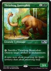 Thrashing Brontodon [Promo Pack: Core Set 2020] MTG Single Magic: The Gathering  | Multizone: Comics And Games