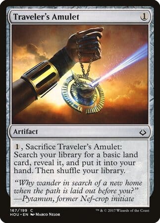 Traveler's Amulet [Hour of Devastation] MTG Single Magic: The Gathering  | Multizone: Comics And Games