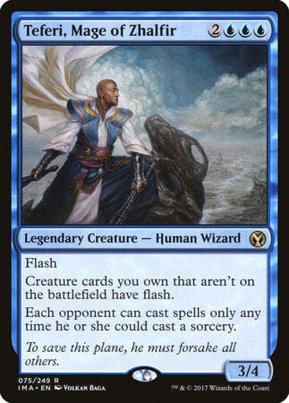 Teferi, Mage of Zhalfir [Iconic Masters] MTG Single Magic: The Gathering  | Multizone: Comics And Games