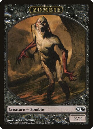 Zombie Token [Magic 2013 Tokens] MTG Single Magic: The Gathering  | Multizone: Comics And Games