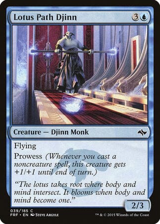 Lotus Path Djinn [Fate Reforged] MTG Single Magic: The Gathering  | Multizone: Comics And Games