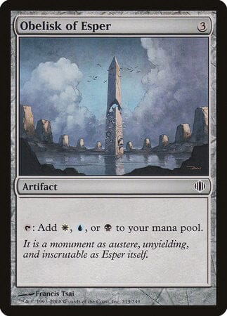 Obelisk of Esper [Shards of Alara] MTG Single Magic: The Gathering  | Multizone: Comics And Games