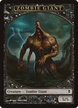 Zombie Giant Token [Zendikar Tokens] MTG Single Magic: The Gathering  | Multizone: Comics And Games