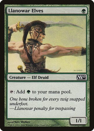 Llanowar Elves [Magic 2010] MTG Single Magic: The Gathering  | Multizone: Comics And Games