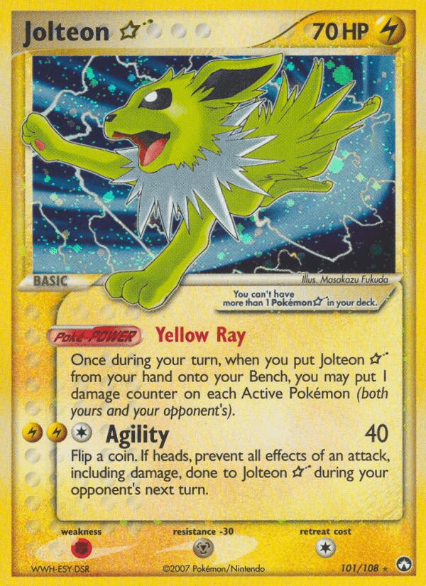 Jolteon Star (101/108) [EX: Power Keepers] Pokemon Single Pokémon  | Multizone: Comics And Games